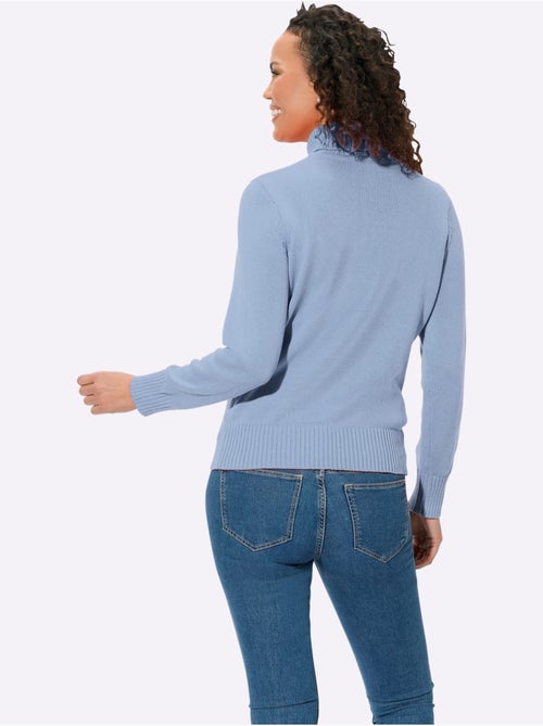 Pull à Col Roulé Avec Coton - Taille Standard - Witt - Kiabi