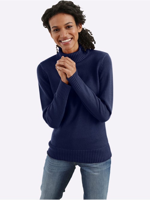 Pull à Col Roulé Avec Coton - Taille Standard - Witt - Kiabi