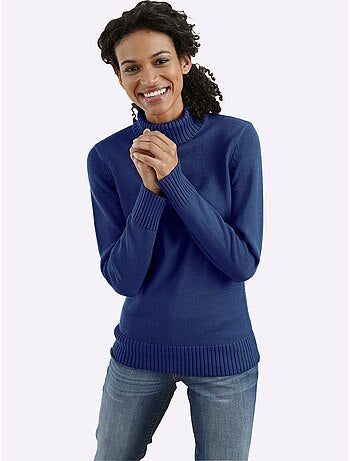 Pull à col roulé avec coton - taille standard - witt