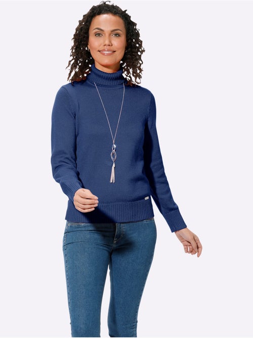 Pull à Col Roulé Avec Coton - Taille Standard - Witt - Kiabi Pull à Col Roulé Avec Coton - Taille Standard - Witt - Kiabi