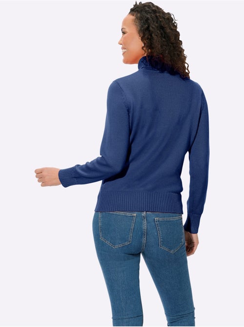 Pull à Col Roulé Avec Coton - Taille Standard - Witt - Kiabi Pull à Col Roulé Avec Coton - Taille Standard - Witt - Kiabi