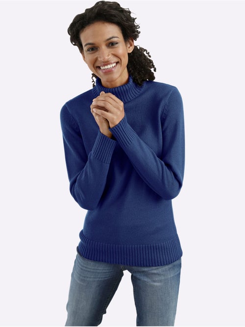 Pull à Col Roulé Avec Coton - Taille Standard - Witt - Kiabi Pull à Col Roulé Avec Coton - Taille Standard - Witt - Kiabi