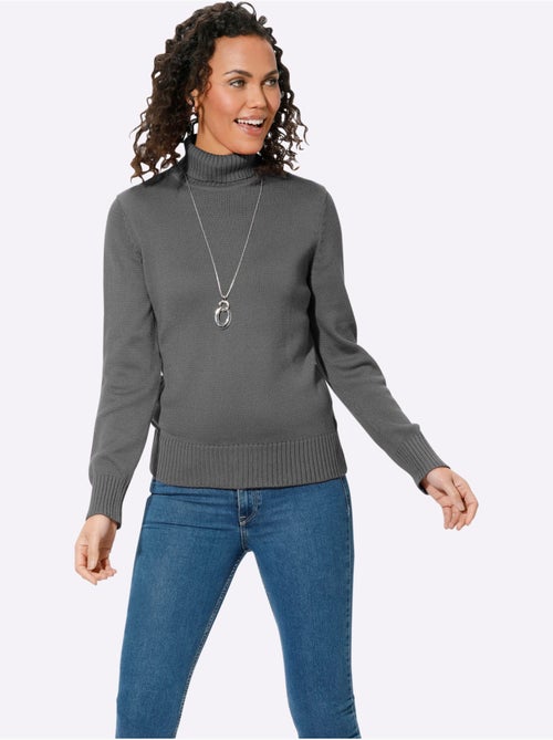 Pull à Col Roulé Avec Coton - Taille Standard - Witt - Kiabi