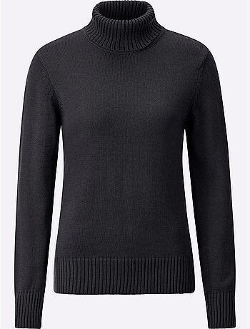 Pull à col roulé avec coton - taille standard - witt