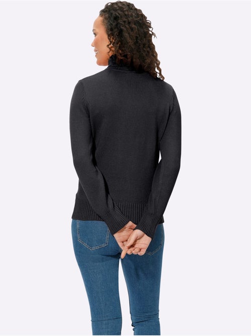 Pull à Col Roulé Avec Coton - Taille Standard - Witt - Kiabi Pull à Col Roulé Avec Coton - Taille Standard - Witt - Kiabi