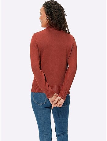 Pull à col roulé avec coton - taille standard - witt