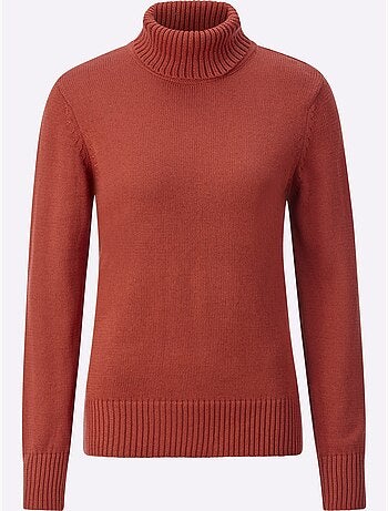 Pull à col roulé avec coton - taille standard - witt