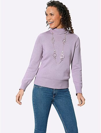 Pull à col roulé avec coton - taille standard - witt