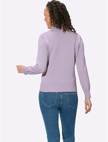 Pull à col roulé avec coton - taille standard - witt