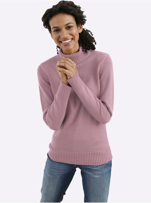 Pull à col roulé avec coton - taille standard - witt - Kiabi Pull à col roulé avec coton - taille standard - witt - Kiabi