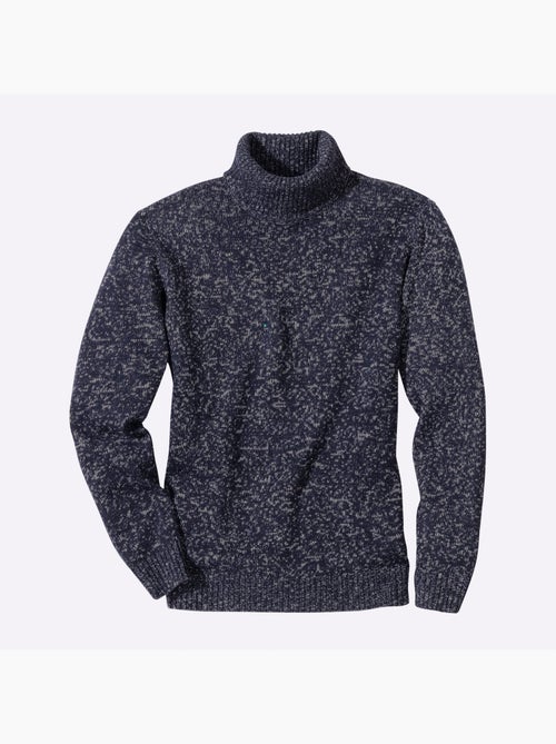 Pull à col roulé bel aspect chiné - taille standard - moda vilona - Kiabi Pull à col roulé bel aspect chiné - taille standard - moda vilona - Kiabi