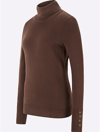 Pull à col roulé col roulé flatteur - taille standard - helline