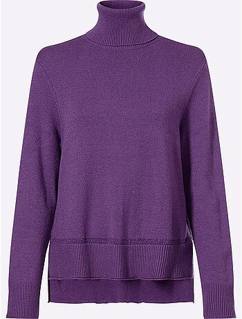 Pull à col roulé col roulé flatteur - taille standard - helline