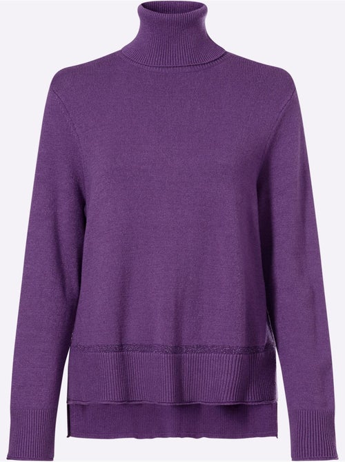 Pull à Col Roulé Col Roulé Flatteur - Taille Standard - Helline - Kiabi