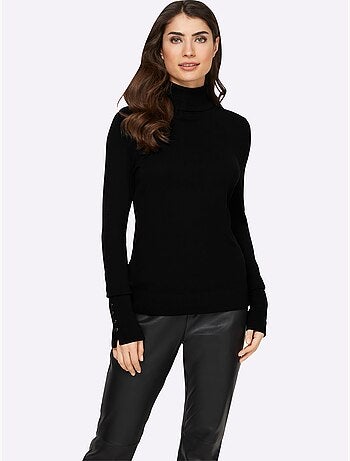 Pull à Col Roulé Col Roulé Flatteur - Taille Standard - Helline