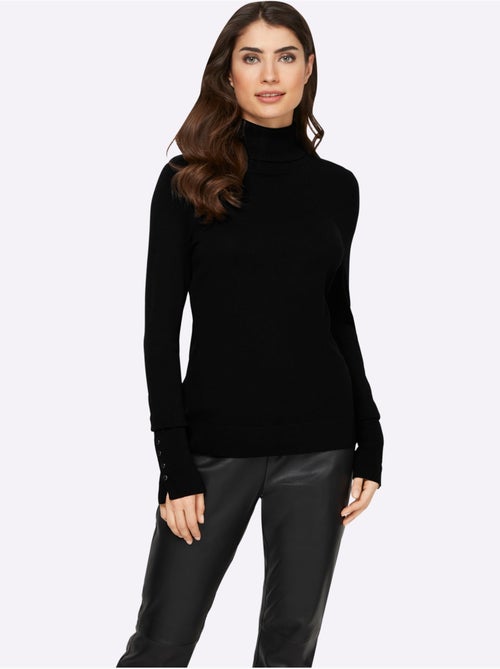 Pull à Col Roulé Col Roulé Flatteur - Taille Standard - Helline - Kiabi Pull à Col Roulé Col Roulé Flatteur - Taille Standard - Helline - Kiabi
