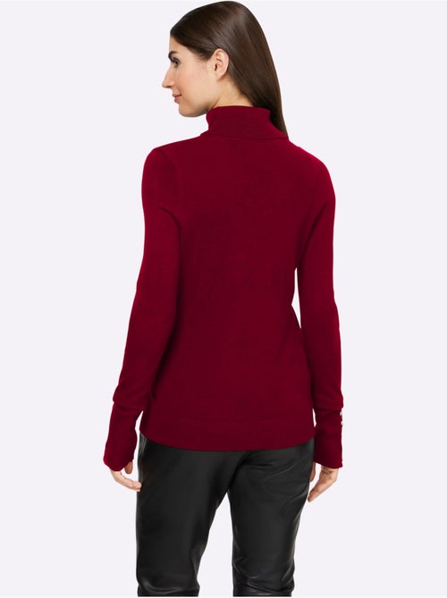 Pull à Col Roulé Col Roulé Flatteur - Taille Standard - Helline - Kiabi Pull à Col Roulé Col Roulé Flatteur - Taille Standard - Helline - Kiabi