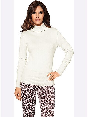 Pull à Col Roulé Contenant Du Cachemire - Taille Standard - Helline