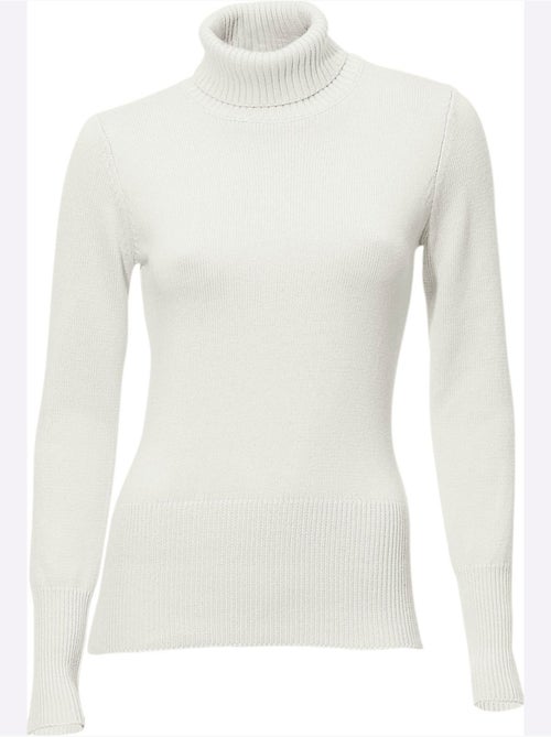 Pull à Col Roulé Contenant Du Cachemire - Taille Standard - Helline - Kiabi