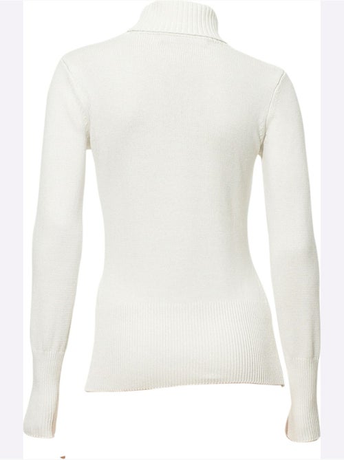 Pull à Col Roulé Contenant Du Cachemire - Taille Standard - Helline - Kiabi