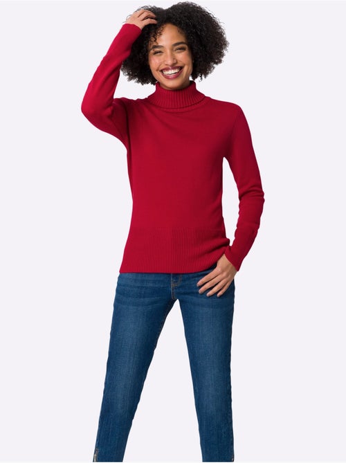 Pull à Col Roulé Contenant Du Cachemire - Taille Standard - Helline - Kiabi Pull à Col Roulé Contenant Du Cachemire - Taille Standard - Helline - Kiabi