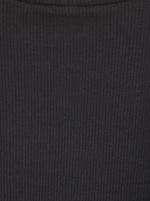 Pull à col roulé côtelé - Kiabi