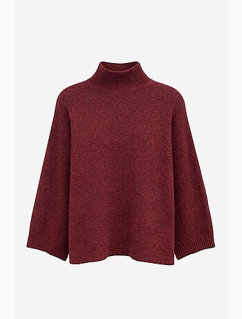 Pull à col roulé côtelé oversize mixray