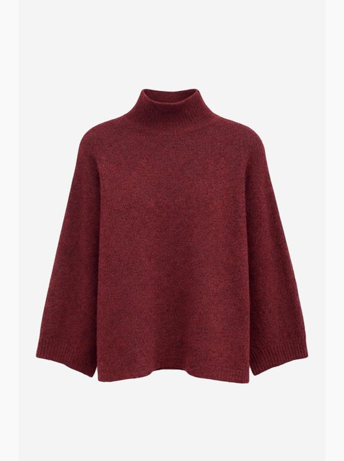 Pull à col roulé côtelé oversize mixray - Kiabi