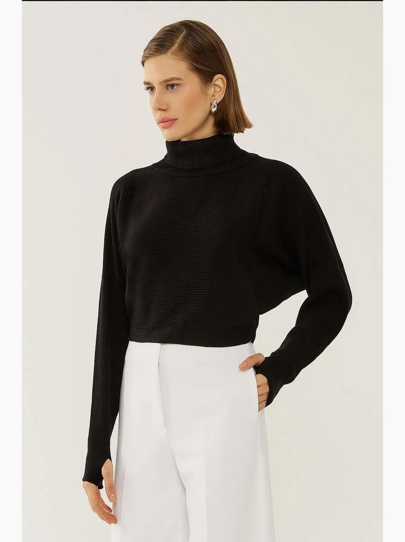 Pull à col roulé coupe décontractée hiccup Noir - Kiabi