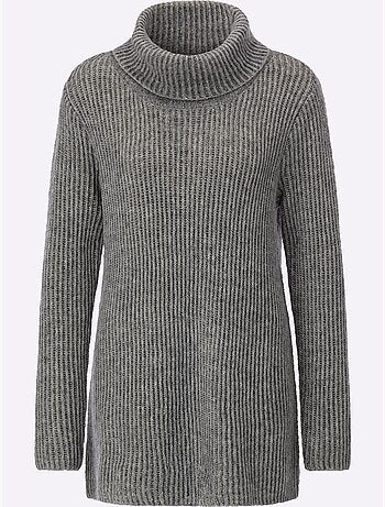 Pull à Col Roulé Coupe En A Affinante - Taille Standard - Helline