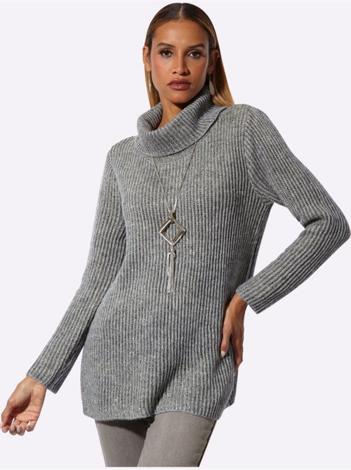 Pull à Col Roulé Coupe En A Affinante - Taille Standard - Helline - Kiabi Pull à Col Roulé Coupe En A Affinante - Taille Standard - Helline - Kiabi