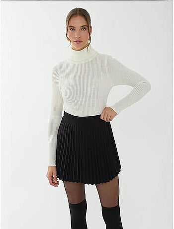 Pull à col roulé coupe slim