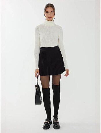 Pull à col roulé coupe slim