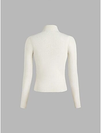 Pull à col roulé coupe slim