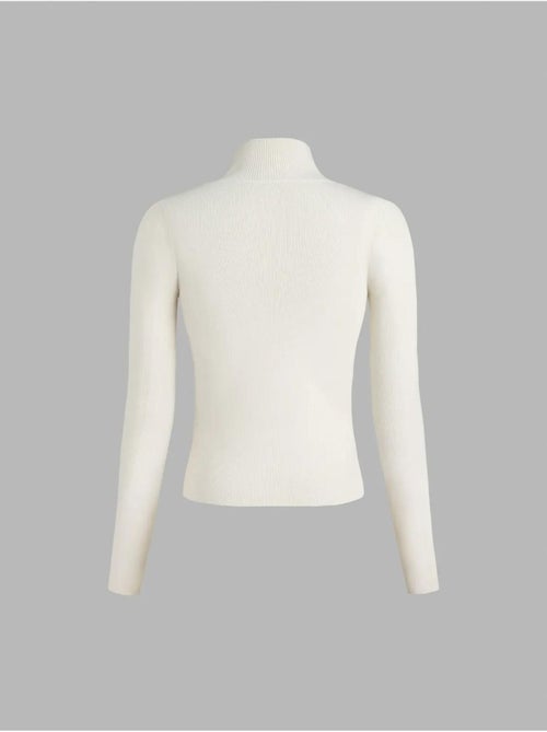 Pull à col roulé coupe slim - Kiabi