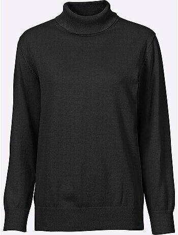 Pull à col roulé en coton et manches longues - taille standard - witt