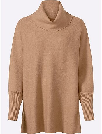 Pull à col roulé grand col roulé - taille standard - helline