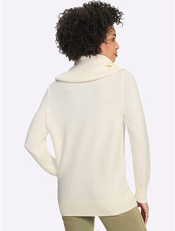 Pull à col roulé grand col roulé - taille standard - helline