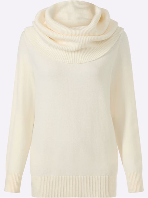 Pull à col roulé grand col roulé - taille standard - helline - Kiabi Pull à col roulé grand col roulé - taille standard - helline - Kiabi