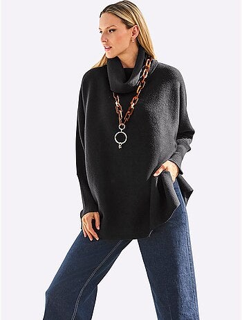 Pull à Col Roulé Grand Col Roulé - Taille Standard - Helline