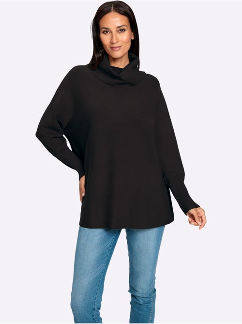 Pull à Col Roulé Grand Col Roulé - Taille Standard - Helline - Kiabi Pull à Col Roulé Grand Col Roulé - Taille Standard - Helline - Kiabi