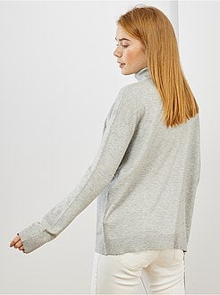 Pull à col roulé - Kiabi