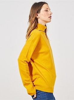 Pull à col roulé - Kiabi