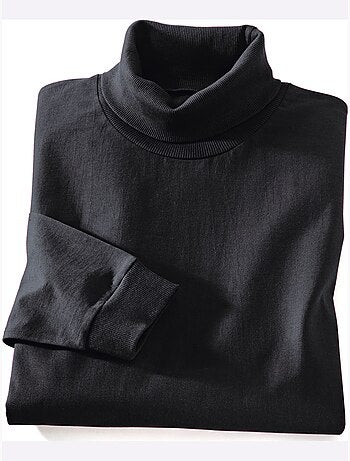 Pull à col roulé jersey fin - taille standard - moda vilona