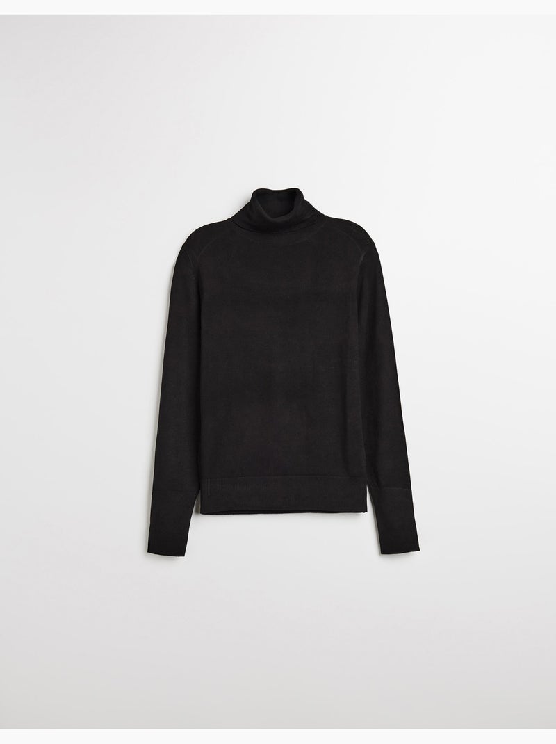 Pull à col roulé, MO Fashion Noir - Kiabi