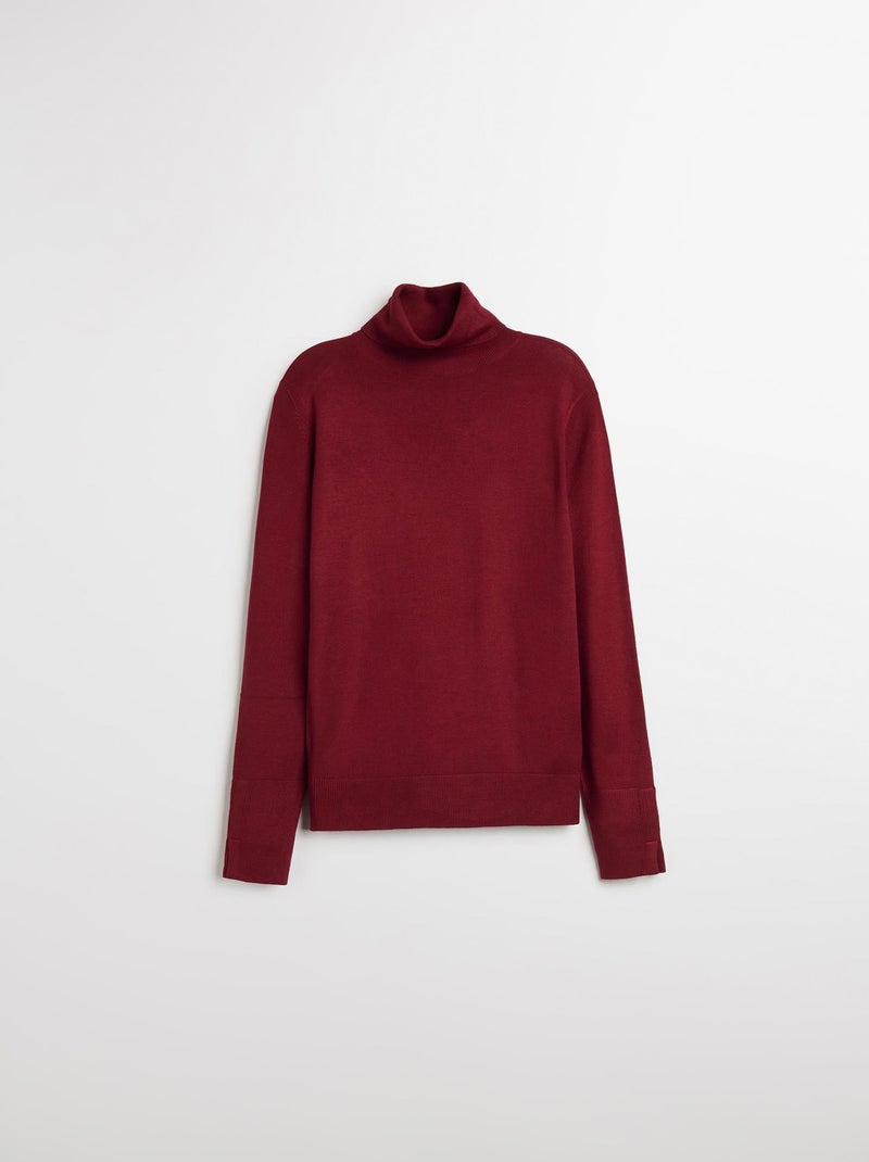 Pull à col roulé, MO Fashion Rouge - Kiabi