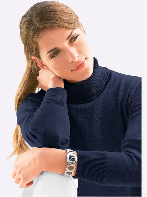 Pull à col roulé pur coton - taille standard - witt - Kiabi Pull à col roulé pur coton - taille standard - witt - Kiabi