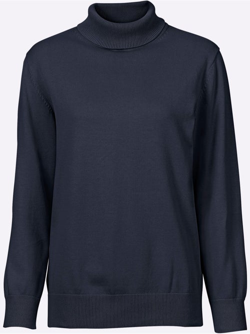 Pull à col roulé pur coton - taille standard - witt - Kiabi Pull à col roulé pur coton - taille standard - witt - Kiabi