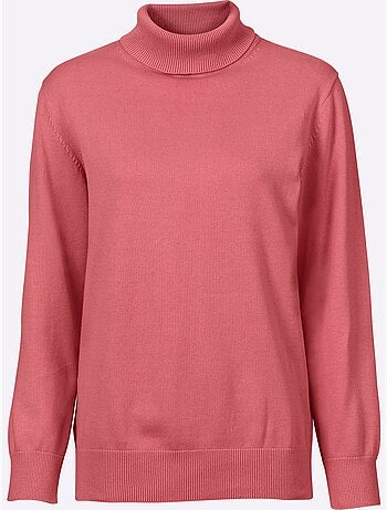Pull à col roulé en coton et manches longues - taille standard - witt