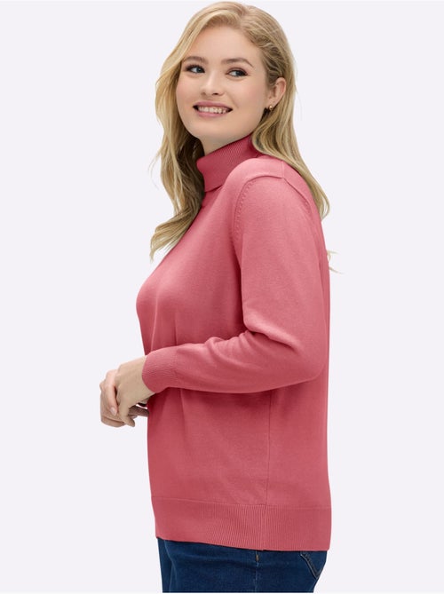 Pull à col roulé pur coton - taille standard - witt - Kiabi Pull à col roulé pur coton - taille standard - witt - Kiabi